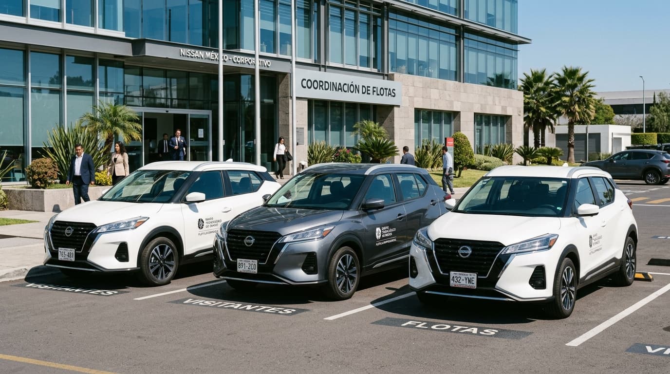 Flotilla de Nissan Kicks 2026 en arrendamiento puro, SUVs para ejecutivos y equipos comerciales