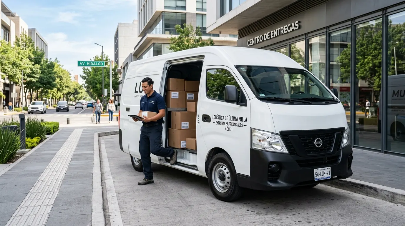 Nissan Urvan para reparto de última milla en México, van empresarial para logística, entregas urbanas y operaciones comerciales eficientes.