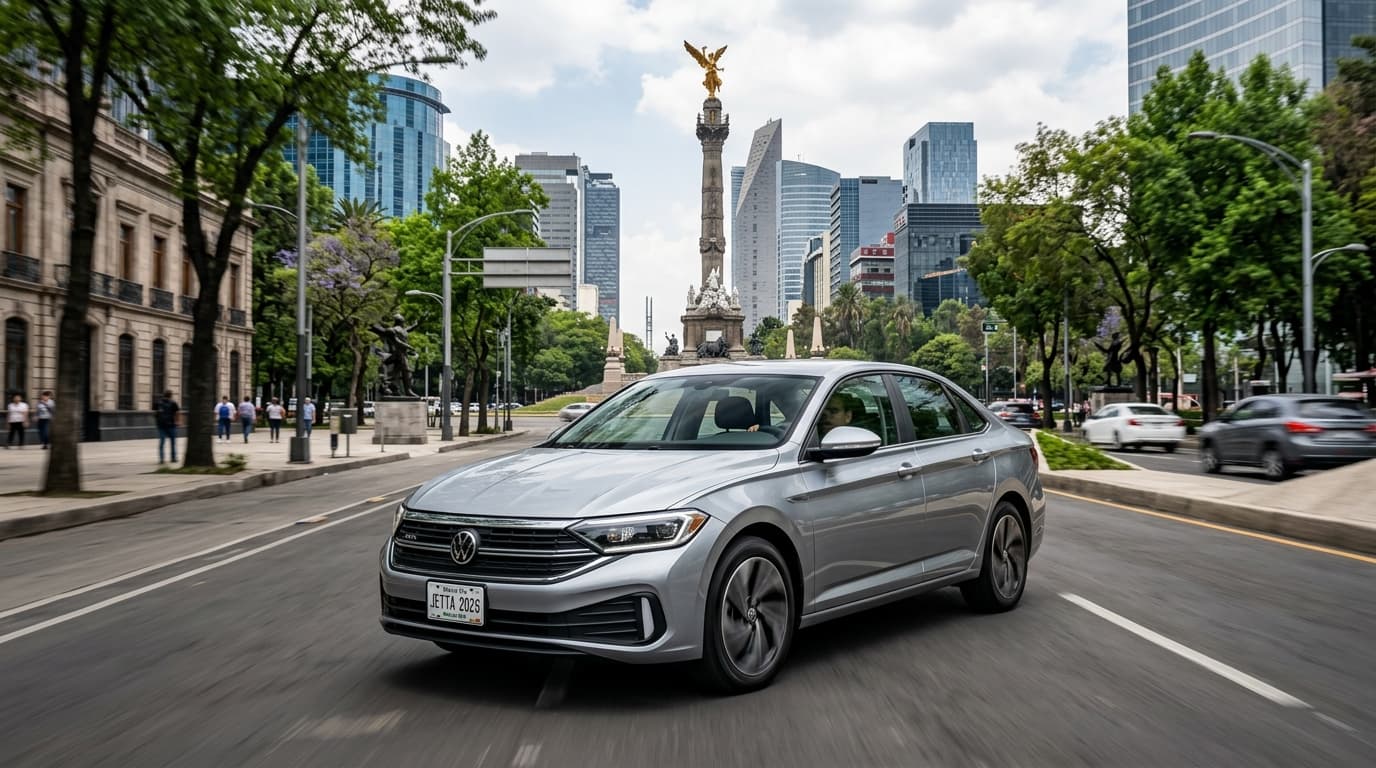 Volkswagen Jetta en arrendamiento puro para empresas y ejecutivos en México
